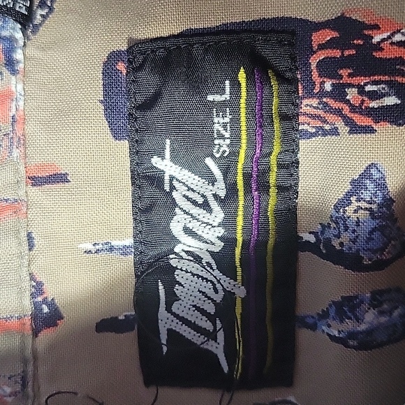 IMPACT Fishing Lure Printed‎ Men's Button Up Shirt Large - Picture 10 of 10